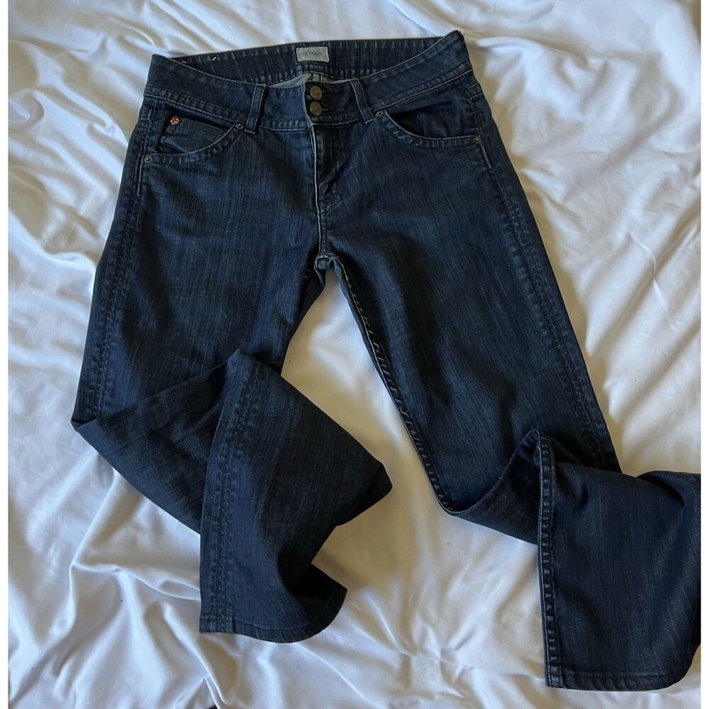 Hudson Midrise Signature Bootcut dark denim jean 28